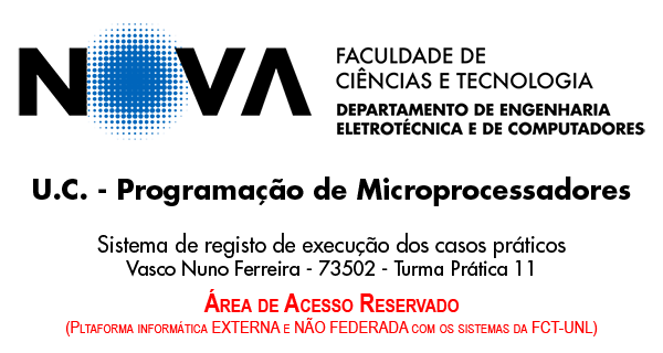 U.C. - Programação de Microprocessadores - T. Prática 11